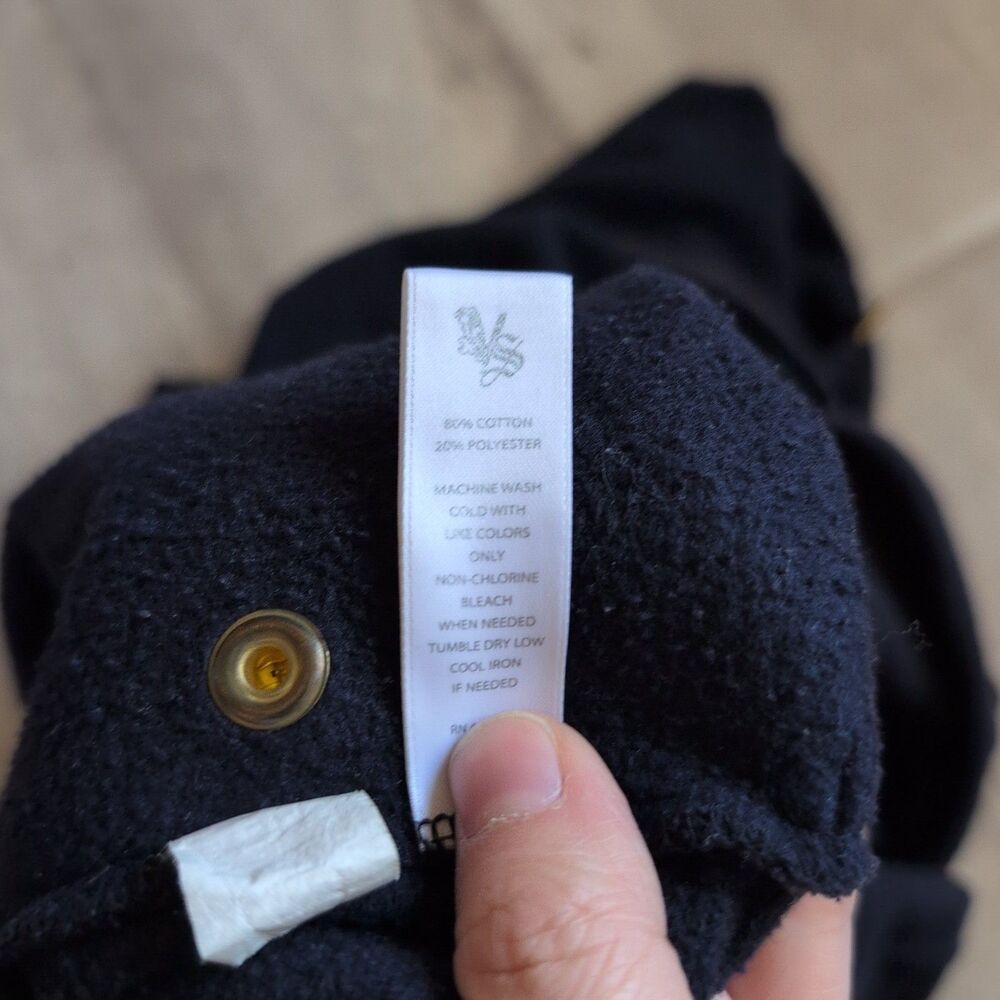 Victoria secret lush & plush hoodie Medium M korean hoodie Blue Navy - Picture 5 of 7